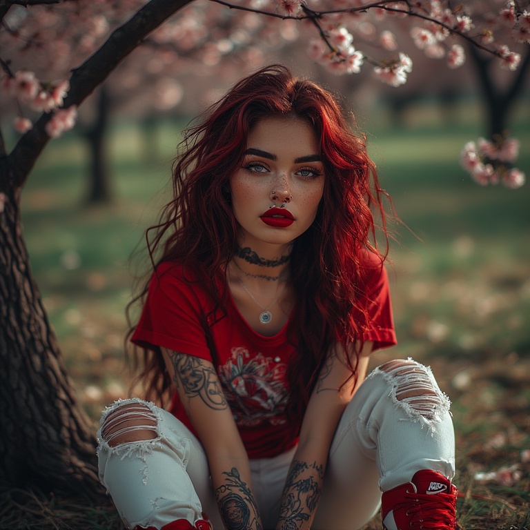 Gothic Cherry Bombshell