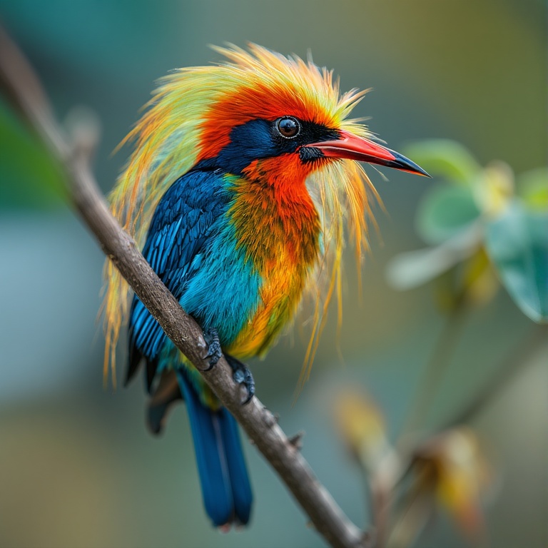Vibrant Bird Portrait