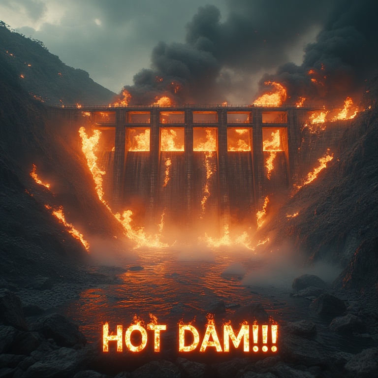 Inferno Damaged Landscape