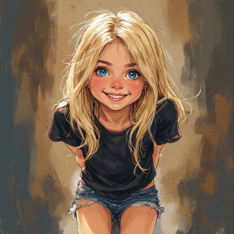 Blonde Girl Smile