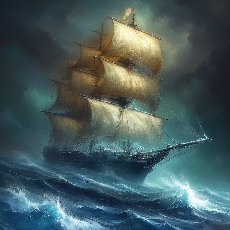 Ghostly Maritime Specter