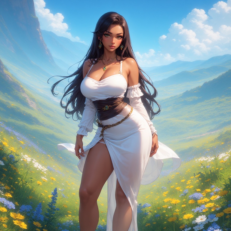 Realistic Angelic Portrait