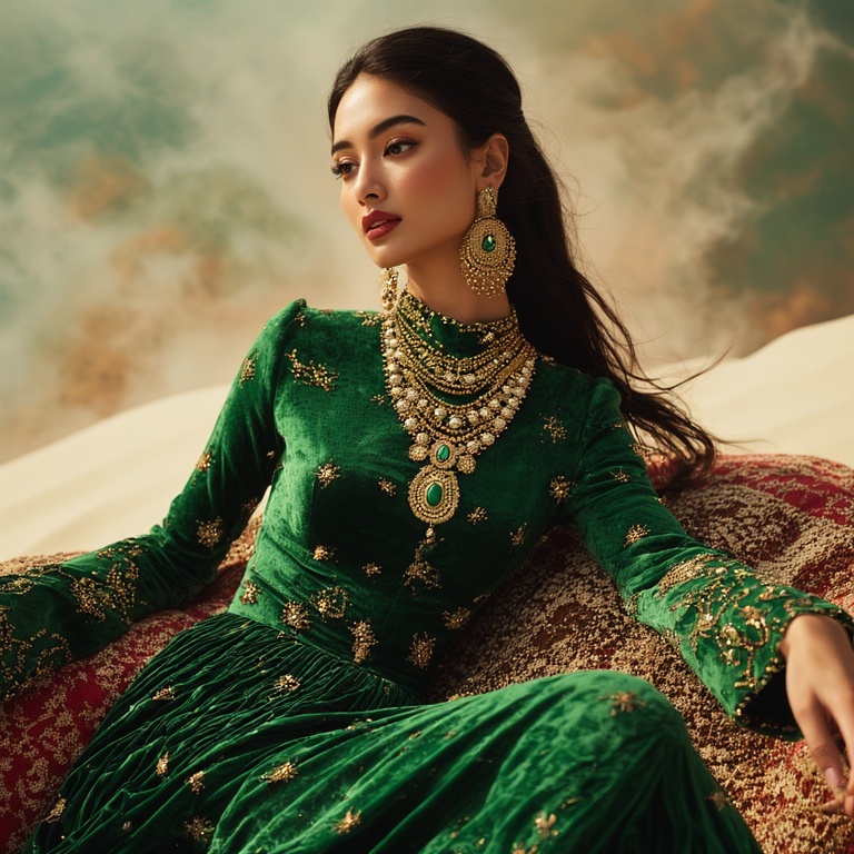 Emerald Glamour Portrayal