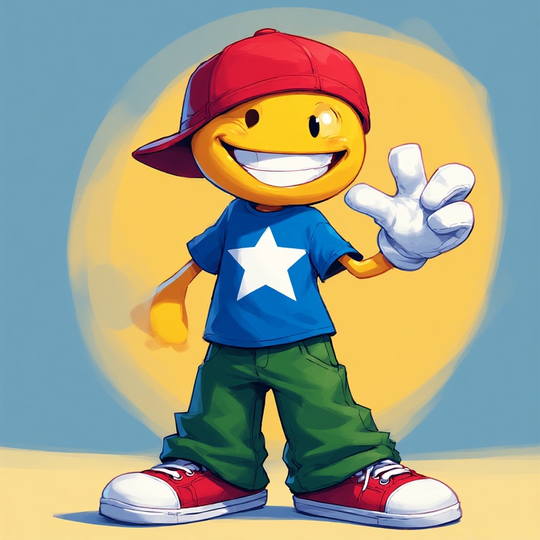 Goofy Cartoon Character