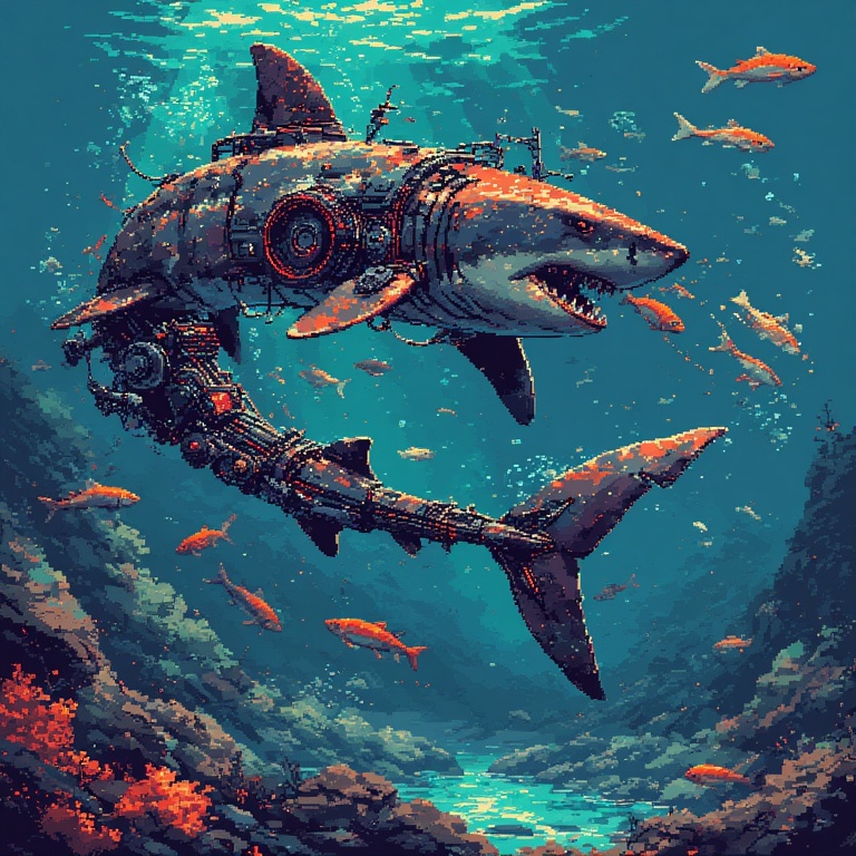 Steampunk Shark Bites