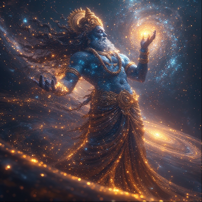 Cosmic Mandala God Emerges