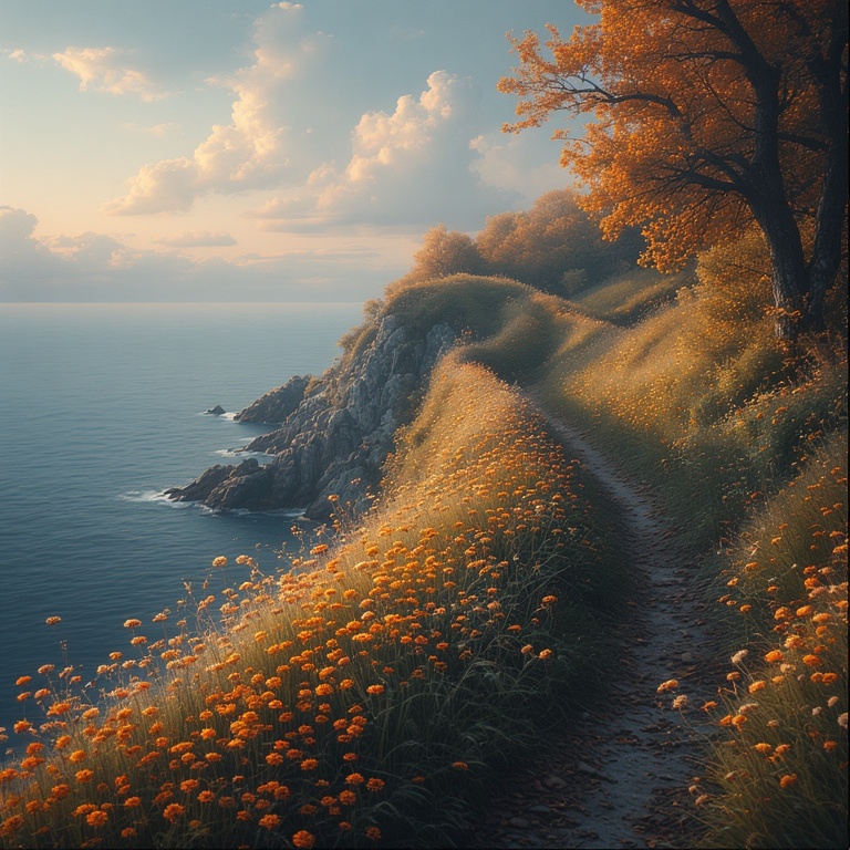 Quiet Hillside Contemplation