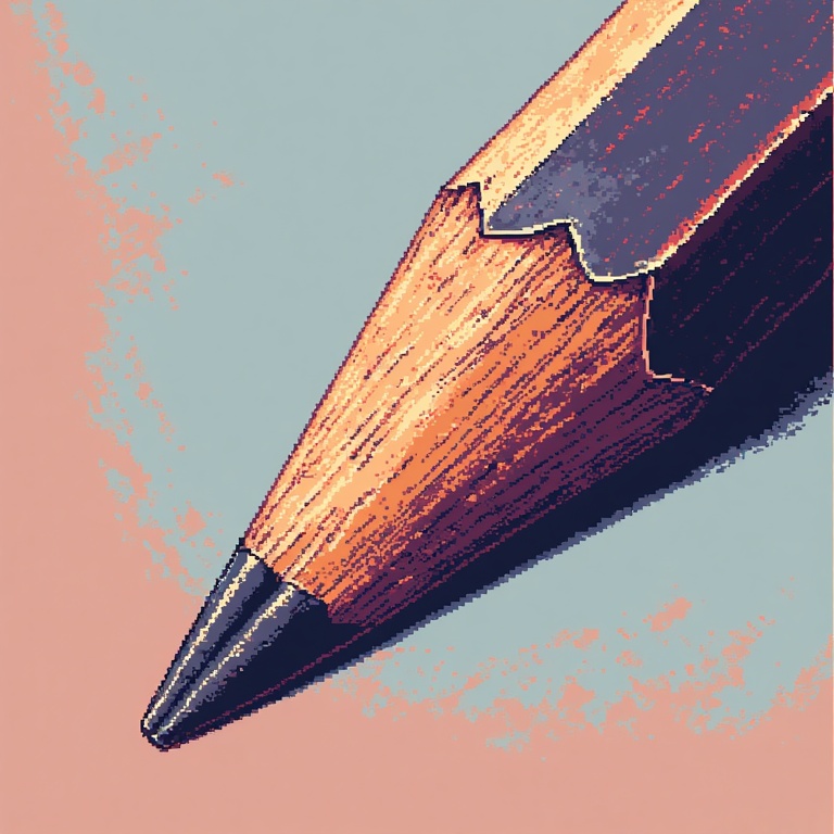 Pixel Pencil Cutaway