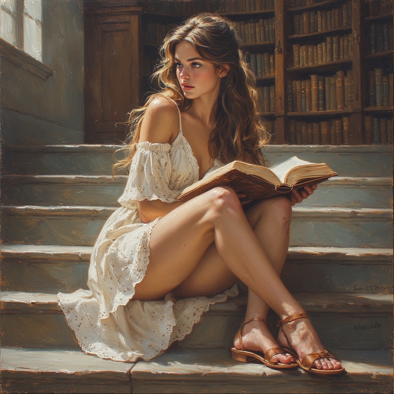 Angel on the Stairs