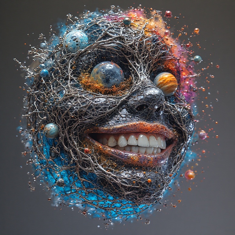 Cosmic Smile Portrait