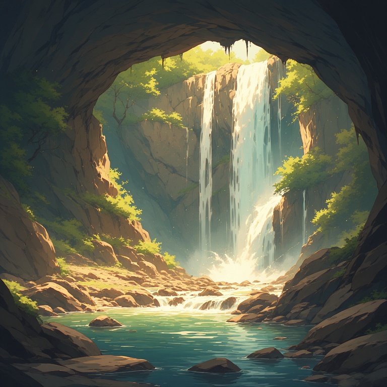 Cavernous Waterfall Whisper