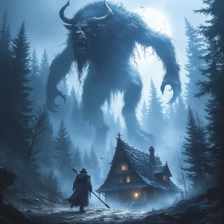 Dark Forest Krampus Cottage