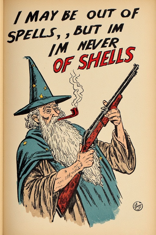 Wizard with Shotgun