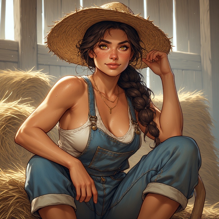 Sultry Haystack Beauty