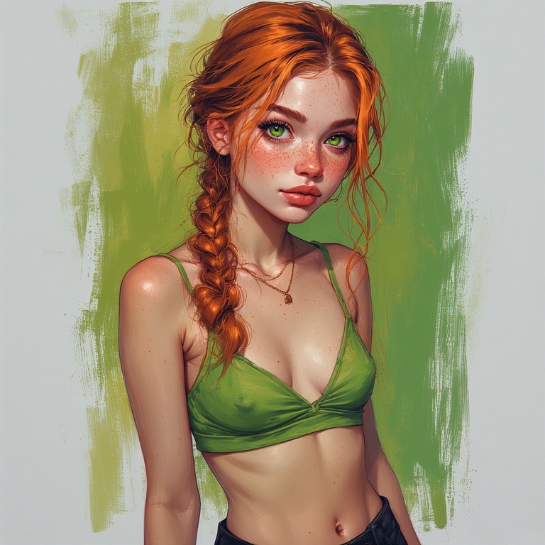 Green Eyed Cutie