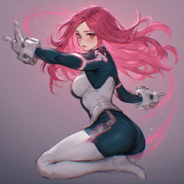 Pink Heroine Cosplay