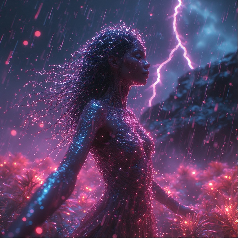 Rainy Alien Dance