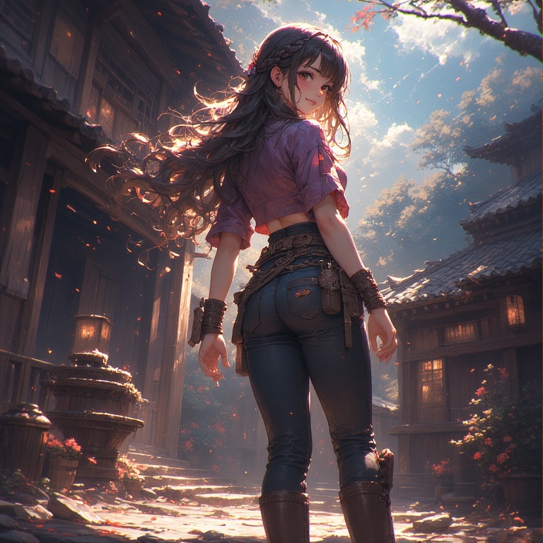anime thigh art