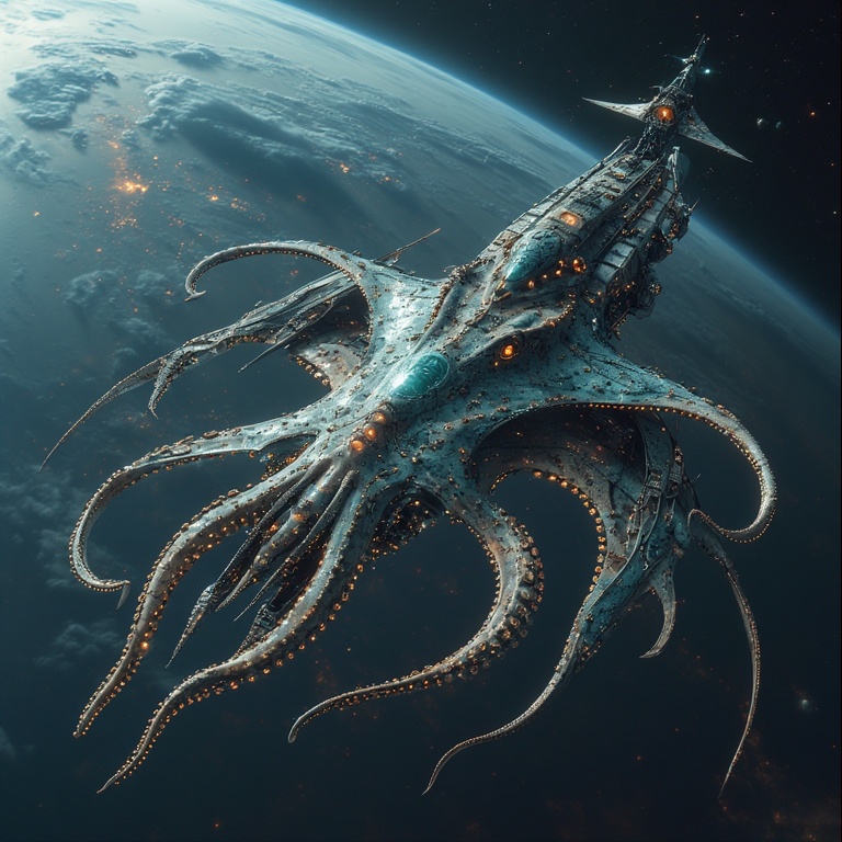 Squidlike Spacecraft