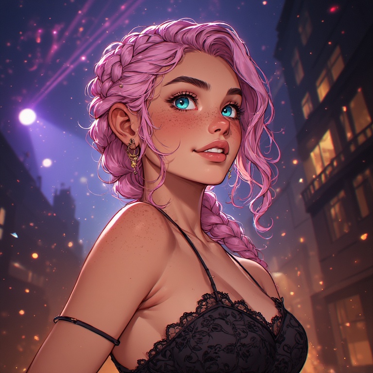 Dancing Nightclub Beauty