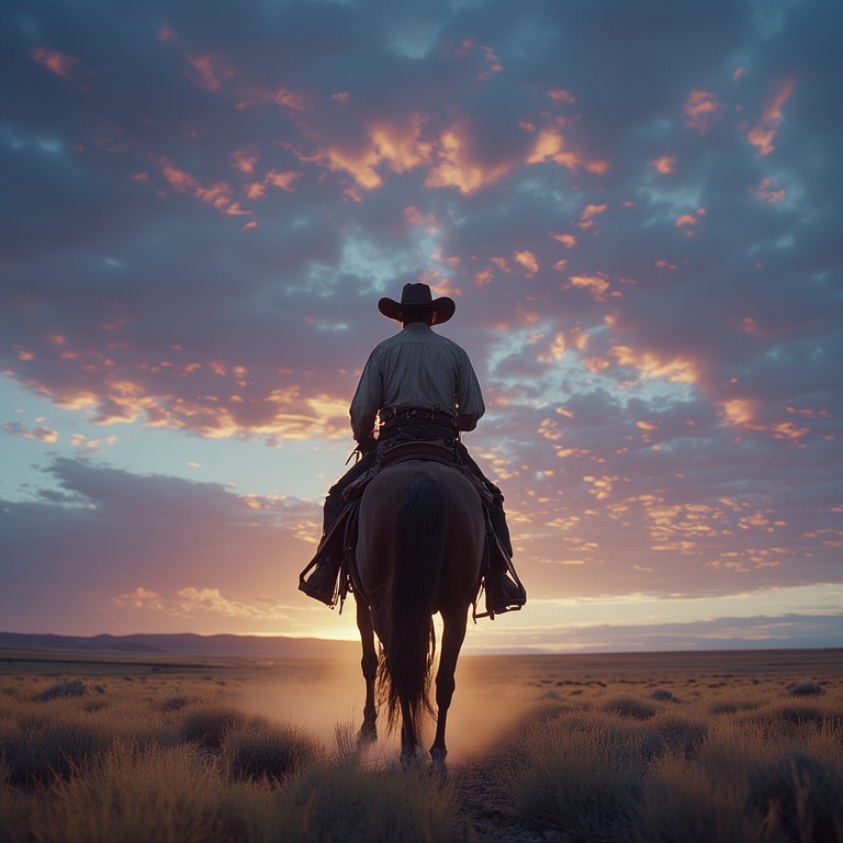 Sunset Rodeo Departure