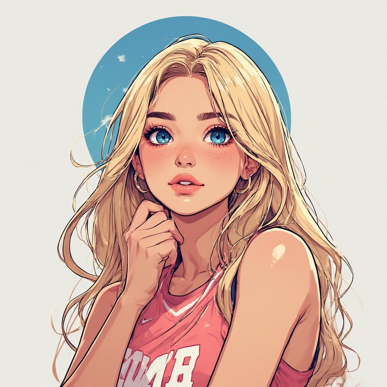 Anime Cheerleader Cutie