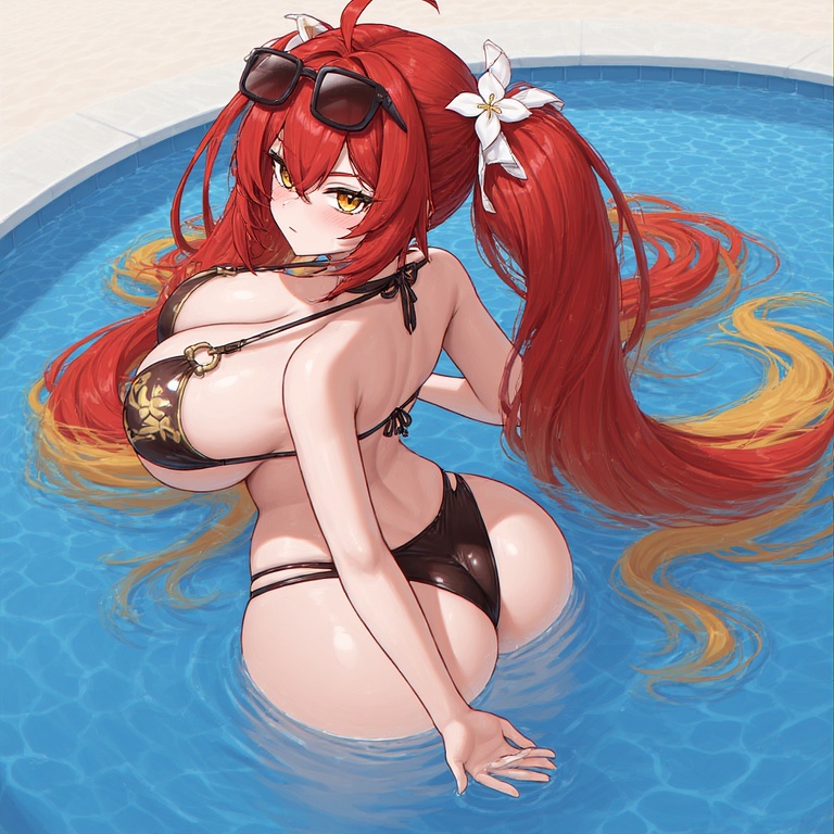 Twintail Beach Beauty