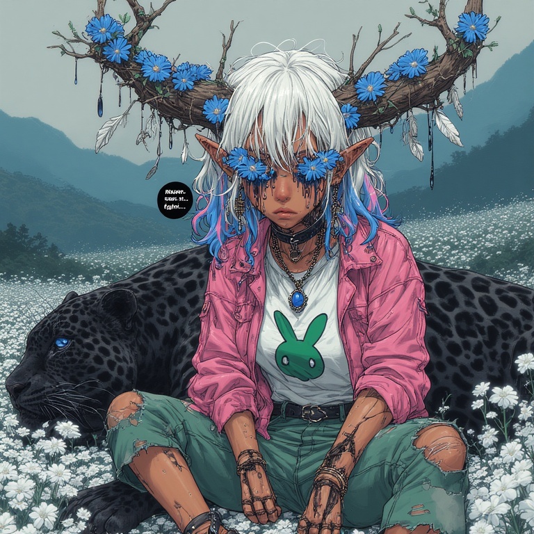 Mystic Moonflower Maiden