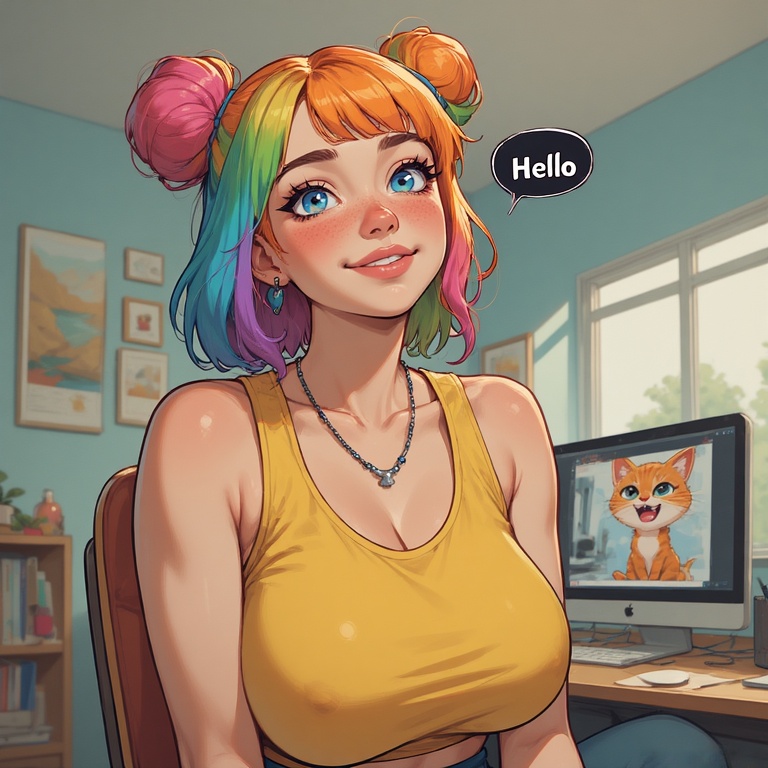 Rainbow Girl's Digital Chat