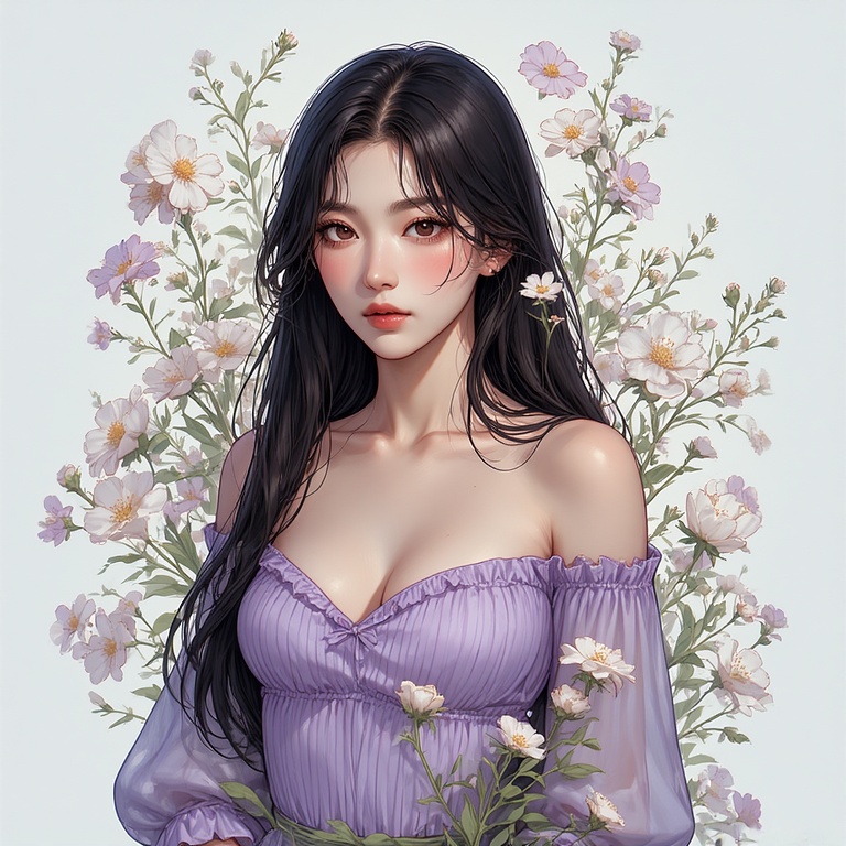 Lavender Beauty Blooms