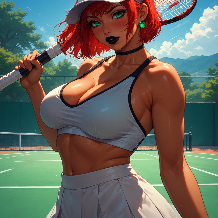 Vibrant Waifu Athlete