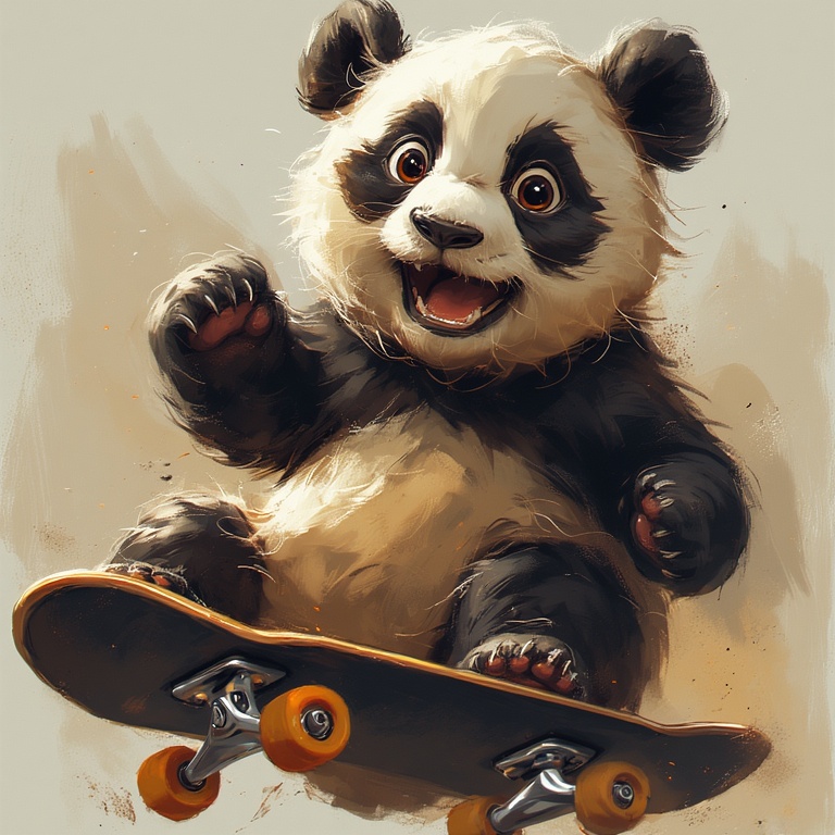Panda Boarder Delight