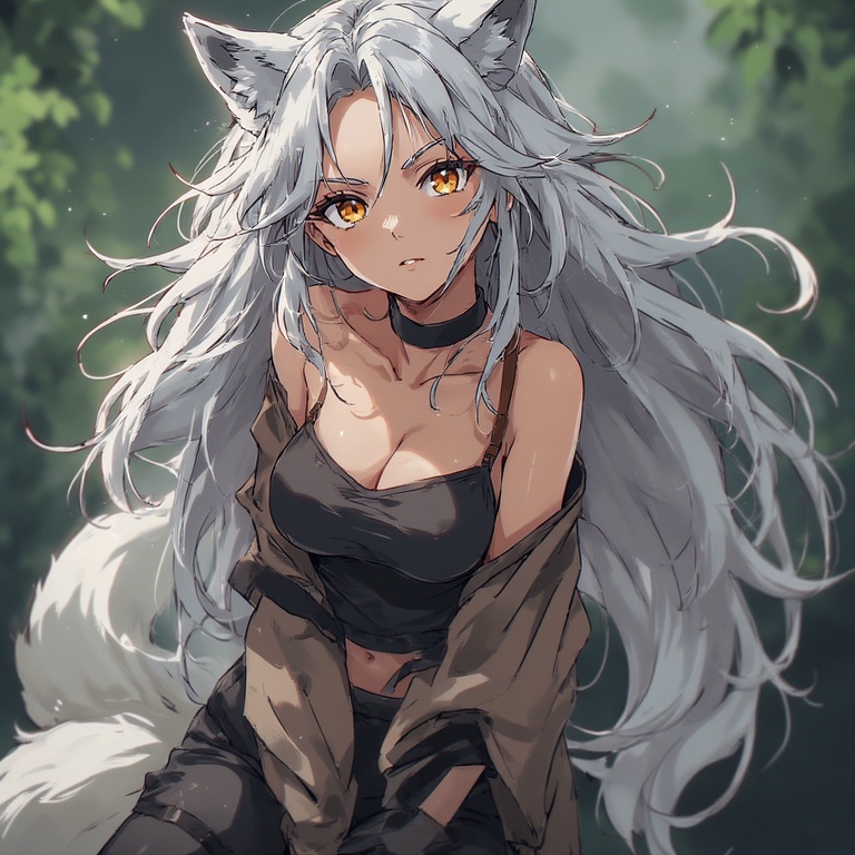 Silver Fang Half-Breed