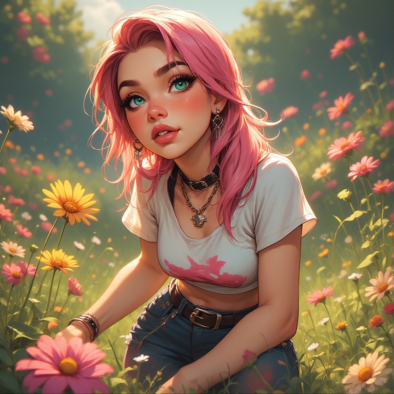 Punk Dwarf Flower Power