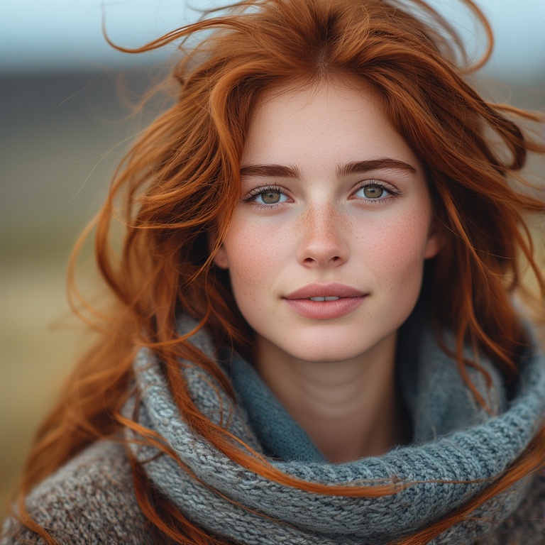 Faroese Beauty Portrait