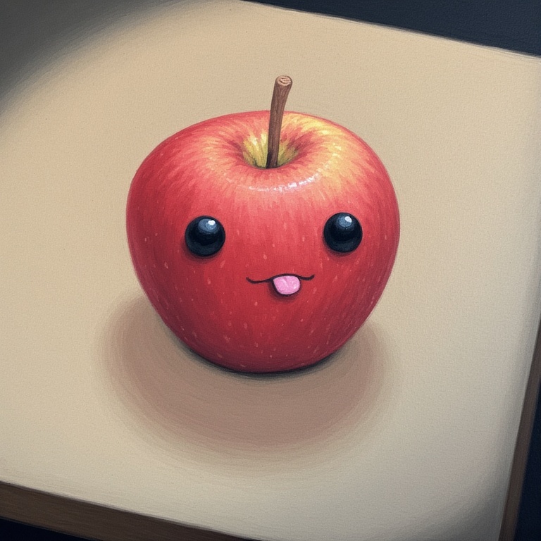 Mysterious Apple Gaze