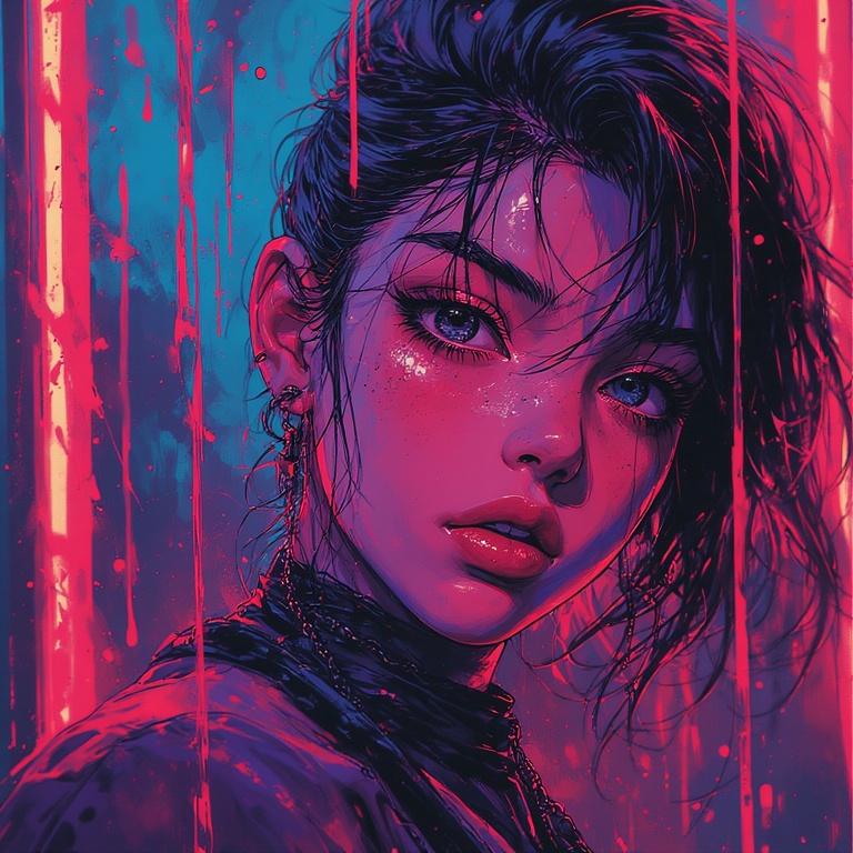 Neon Anime Dreamer