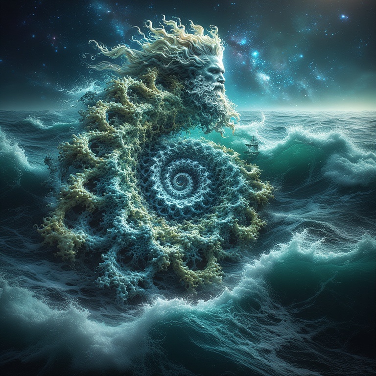 Mandelbrot's Oceanic Fury