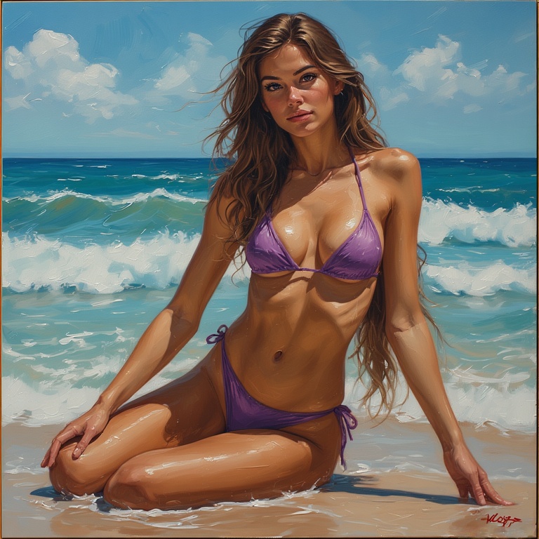 Sultry Beachside Vixen