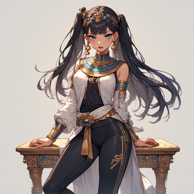 Ancient Egyptian Yoga Queen