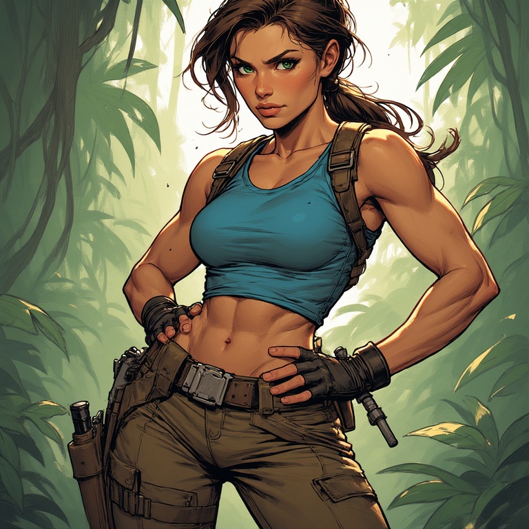 Toned Tomb Raider