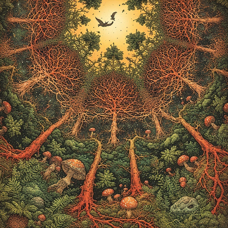 Fractal Cosmic Bloom