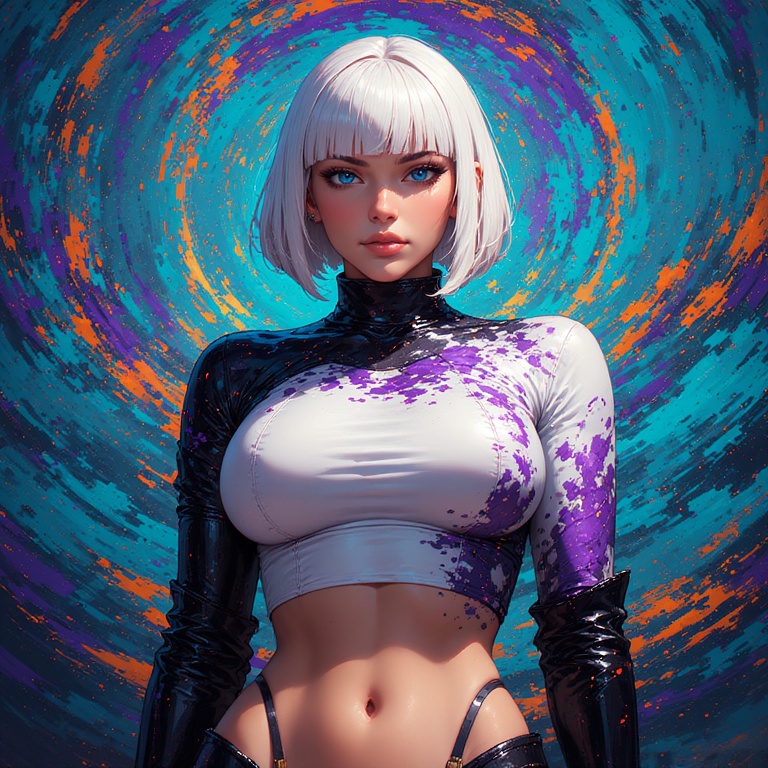 Futuristic Goddess Unleashed