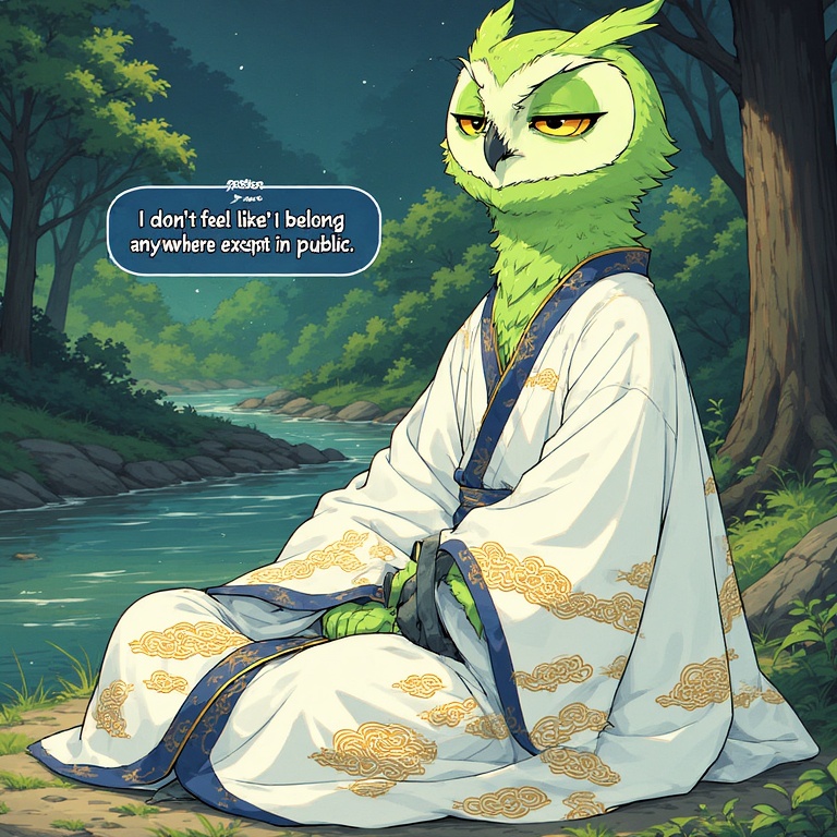 Green Robed Whisperer