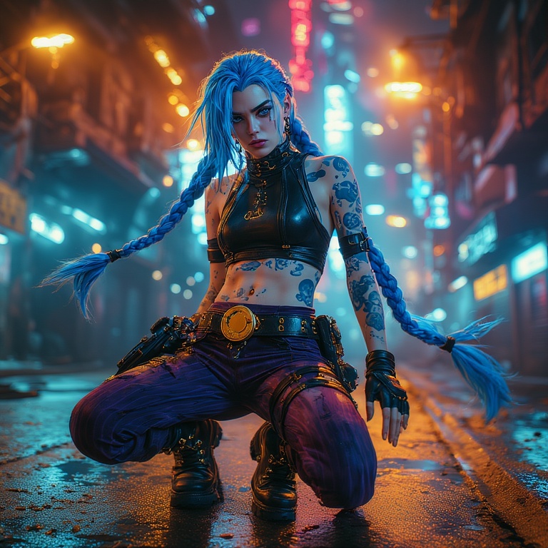 Ella as Jinx Arcane