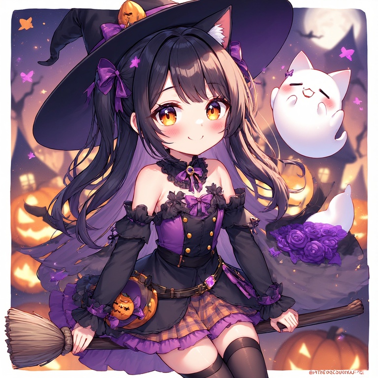 Kawaii Witch's Trick-or-Treat