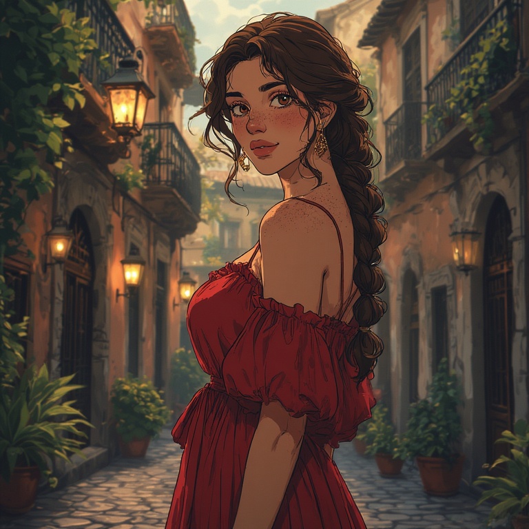 Elegant Spanish Courtyard Beauty