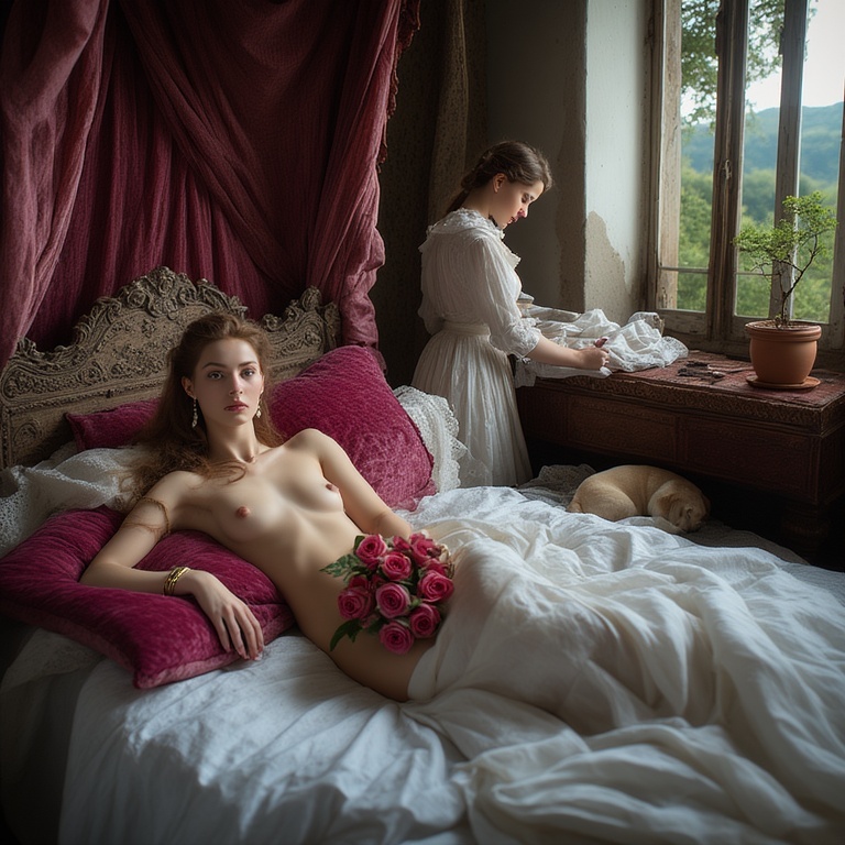 Reclining Nude Beauty