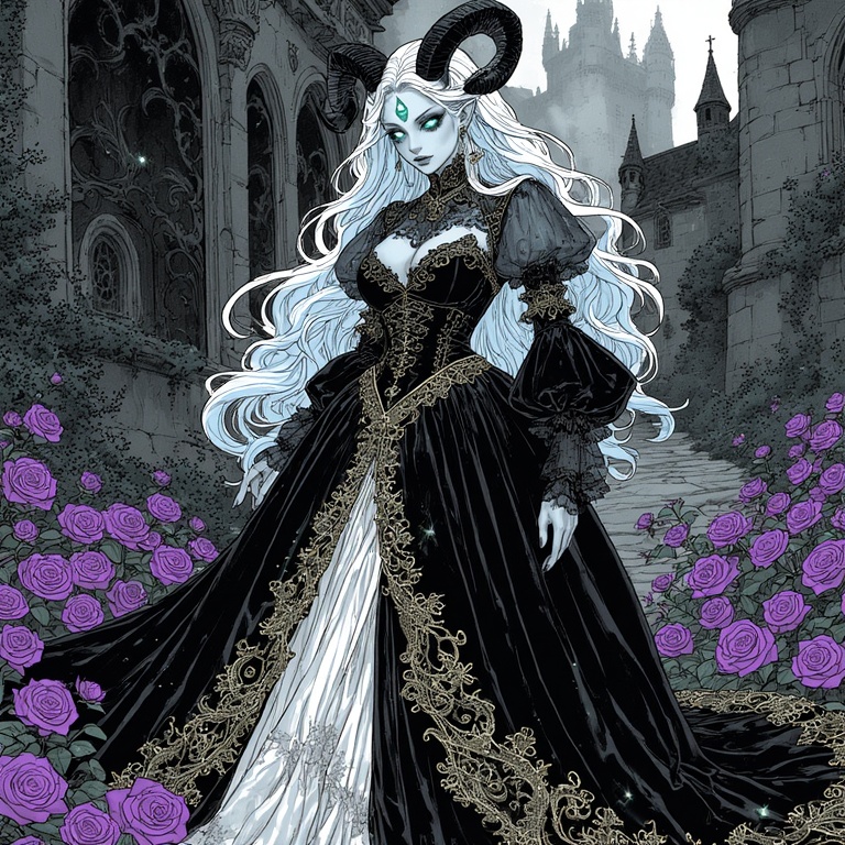 Ethereal Gothic Queen