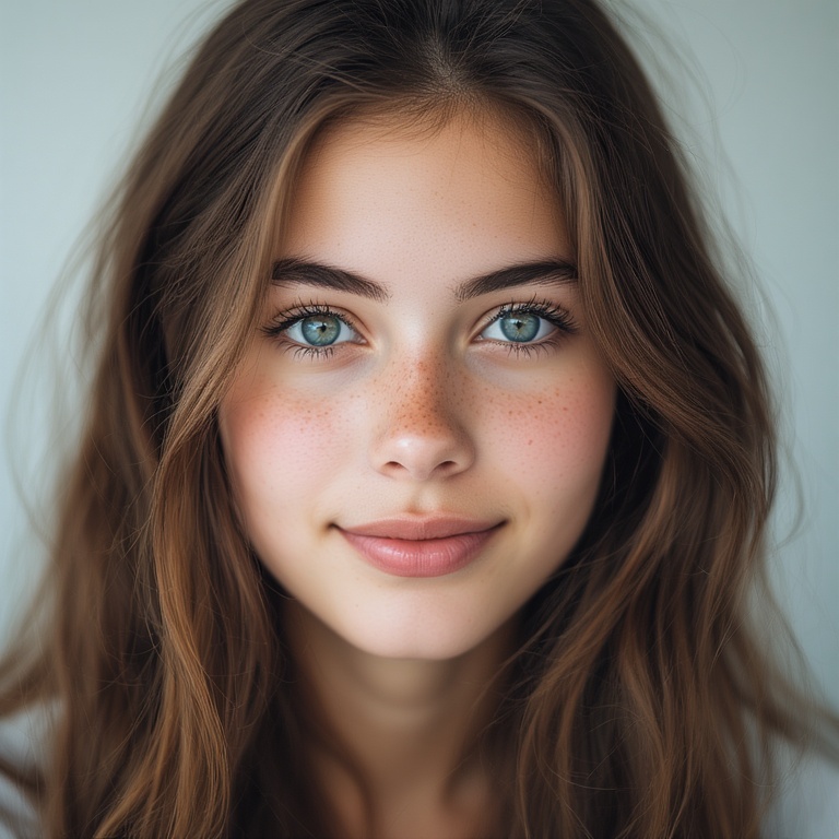 Young Girl in Casual Pose